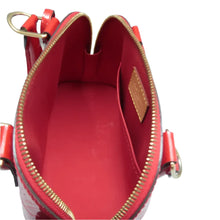 Load image into Gallery viewer, Louis Vuitton Alma BB Monogram Patent Leather Satchel Bag Red
