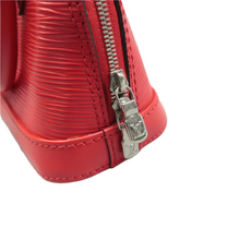 Load image into Gallery viewer, Louis Vuitton Alma EPI Leather Satchel Bag Red
