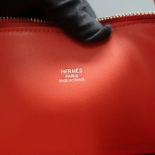 Load image into Gallery viewer, Hermes Hermès Bolide 37  Leather Satchel Bag Pink
