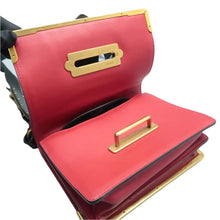 Load image into Gallery viewer, PRADA Cahier Leather Crossbody Bag Red
