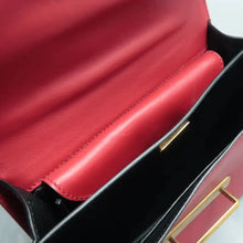 Load image into Gallery viewer, PRADA Cahier Leather Crossbody Bag Red
