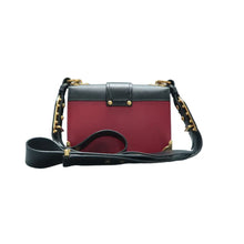 Load image into Gallery viewer, PRADA Cahier Leather Crossbody Bag Bicolor
