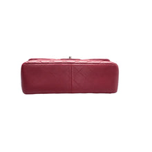 Load image into Gallery viewer, Chanel Jumbo Double Flap Lambskin Quilted Shoulder Bag Dark Red
