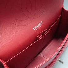 Load image into Gallery viewer, CHANEL Classic Flap Jumbo Leather Shoulder Bag Red
