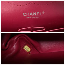 Load image into Gallery viewer, Chanel Jumbo Double Flap Lambskin Quilted Shoulder Bag Dark Red
