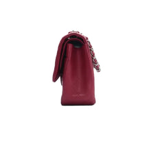 Load image into Gallery viewer, Chanel Jumbo Double Flap Lambskin Quilted Shoulder Bag Dark Red
