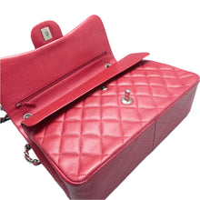 Load image into Gallery viewer, Chanel Jumbo Double Flap Lambskin Quilted Shoulder Bag Dark Red
