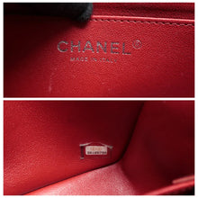 Load image into Gallery viewer, Chanel Rectangular Flap Lambskin Quilted Shoulder Bag Red
