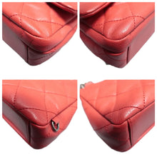 Load image into Gallery viewer, CHANEL Coco Rain Leather Shoulder Bag Red
