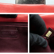 Load image into Gallery viewer, CHANEL Coco Rain Leather Shoulder Bag Red
