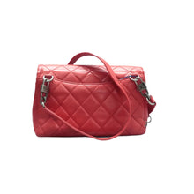 Load image into Gallery viewer, CHANEL Coco Rain Leather Shoulder Bag Red
