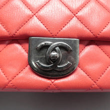 Load image into Gallery viewer, CHANEL Coco Rain Leather Shoulder Bag Red
