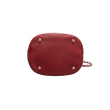 Load image into Gallery viewer, Chanel Rolled Up Caviar Quilted Bucket Drawstring Bag Red
