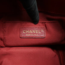 Load image into Gallery viewer, Chanel Rolled Up Caviar Quilted Bucket Drawstring Bag Red
