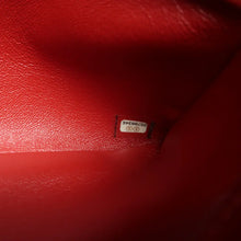 Load image into Gallery viewer, Chanel Envelope Flap Lambskin Chevron Stitched Medium Shoulder Bag Red
