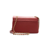 Load image into Gallery viewer, Chanel Envelope Flap Lambskin Chevron Stitched Medium Shoulder Bag Red
