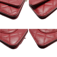 Load image into Gallery viewer, CHANEL Leather Shoulder Bag Red
