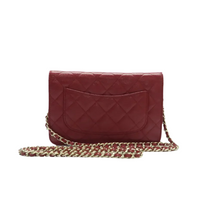 Load image into Gallery viewer, CHANEL Leather Shoulder Bag Red
