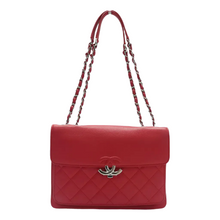 Load image into Gallery viewer, Chanel Leather Shoulder Bag Red
