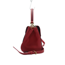 Load image into Gallery viewer, Louis Vuitton Double V Leather Satchel Bag Red
