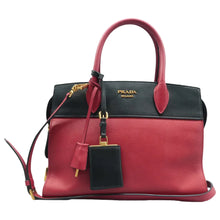 Load image into Gallery viewer, PRADA Esplanade Leather Satchel Bag Multicolor
