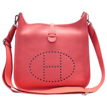 Load image into Gallery viewer, HERMES Evelyne Leather Shoulder bag Red
