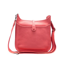 Load image into Gallery viewer, HERMES Evelyne Leather Shoulder bag Red
