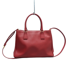 Load image into Gallery viewer, PRADA Galleria Leather Satchel Bag Red
