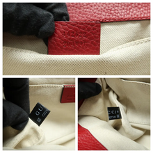 Load image into Gallery viewer, GUCCI GG Marmont Leather Satchel Bag Red
