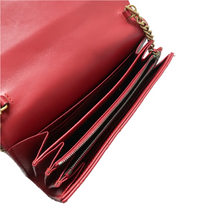 Load image into Gallery viewer, Gucci GG Marmont Leather Shoulder Bag Red
