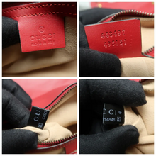 Load image into Gallery viewer, GUCCI GG Marmont Leather Shoulder Bag Red
