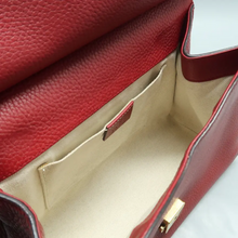 Load image into Gallery viewer, GUCCI GG Marmont Leather Satchel Bag Red
