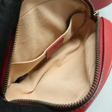 Load image into Gallery viewer, GUCCI GG Marmont Leather Belt Bag Red
