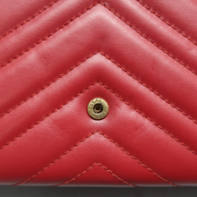 Load image into Gallery viewer, Gucci GG Marmont Leather Shoulder Bag Red
