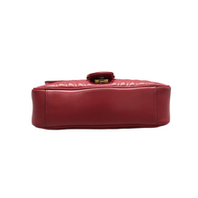 Load image into Gallery viewer, GUCCI GG Marmont Leather Shoulder Bag Red
