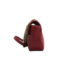 Load image into Gallery viewer, GUCCI GG Marmont Leather Shoulder Bag Red
