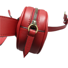 Load image into Gallery viewer, GUCCI GG Marmont Leather Belt Bag Red
