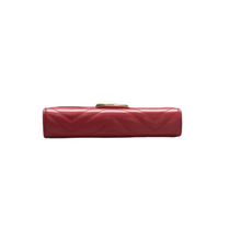 Load image into Gallery viewer, Gucci GG Marmont Leather Shoulder Bag Red
