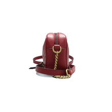 Load image into Gallery viewer, GUCCI GG Marmont Leather Shoulder Bag Red
