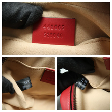 Load image into Gallery viewer, GUCCI GG Marmont Leather Shoulder Bag Red
