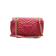 Load image into Gallery viewer, Gucci GG Marmont Leather Shoulder Bag Red
