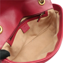 Load image into Gallery viewer, Gucci GG Marmont Leather Shoulder Bag Red
