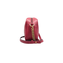 Load image into Gallery viewer, Gucci GG Marmont Leather Crossbody Bag Red
