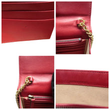 Load image into Gallery viewer, Gucci GG Marmont Leather Shoulder Bag Red
