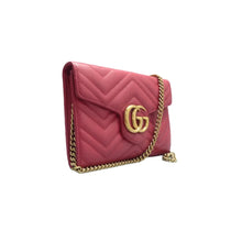 Load image into Gallery viewer, Gucci GG Marmont Leather Shoulder Bag Red
