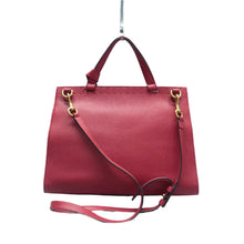 Load image into Gallery viewer, Gucci GG Marmont Top Handle Leather Satchel Bag Red
