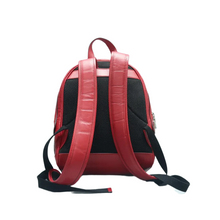 Load image into Gallery viewer, GUCCI Signature GG Leather Backpack Bag Red
