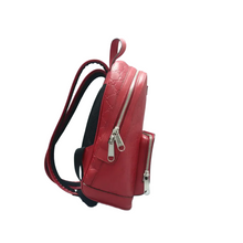 Load image into Gallery viewer, GUCCI Signature GG Leather Backpack Bag Red
