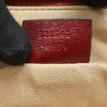 Load image into Gallery viewer, GUCCI GG Marmont Leather Clutch Bag Red
