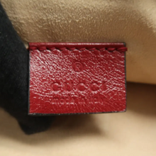 Load image into Gallery viewer, GUCCI GG Marmont Leather Clutch Bag Red
